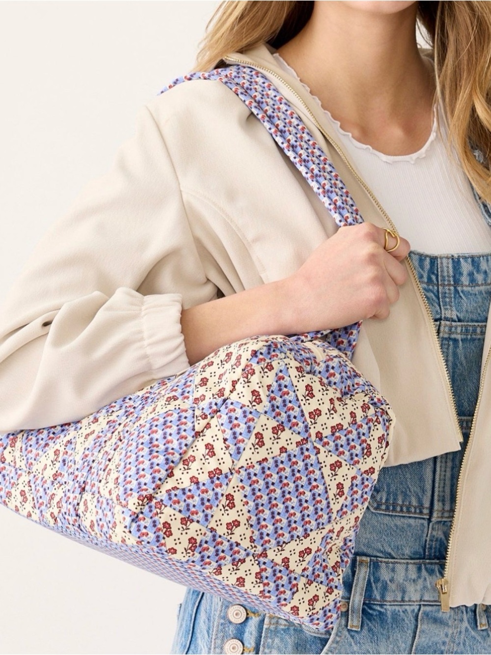 💕Small Original Duffel💕
Rachel Ditsy Patchwork in Premium Cotton